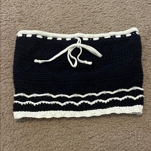 Hollister Crochet Tube Top